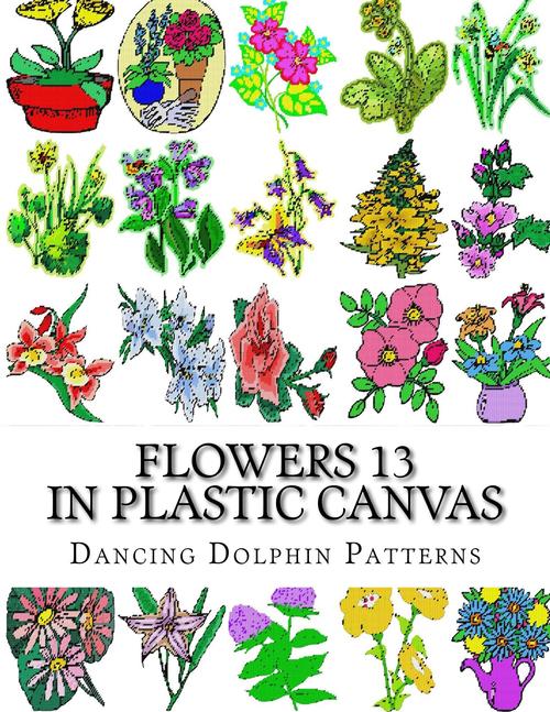 Product picture Flowers in Plastic Canvas 13