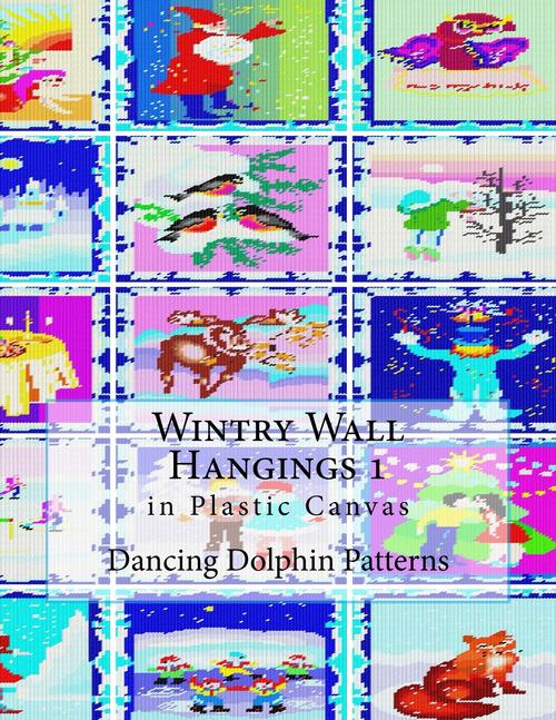 Product picture Wintry Wall Hangings in Plastic Canvas 1